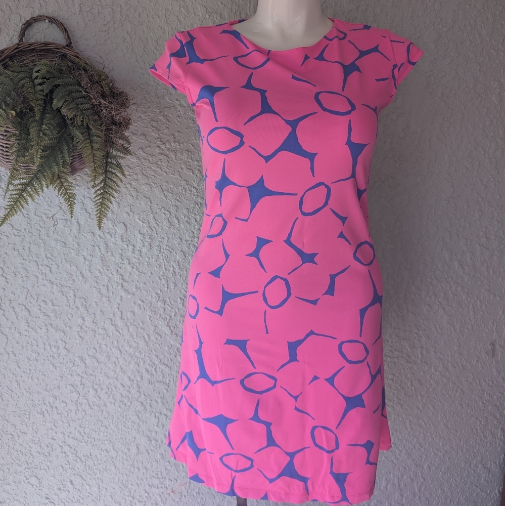 Mahi Gold Annie Dress pink and blue size‎ L